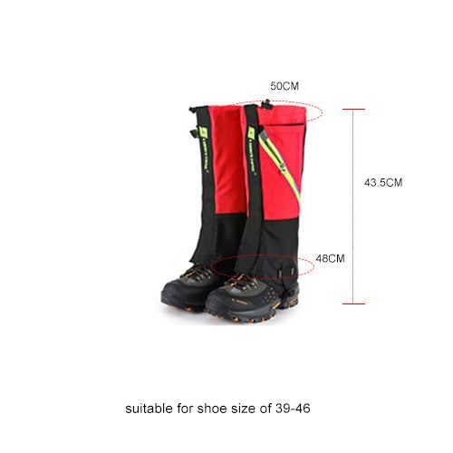 Kids' moisture-proof ski leggings for mountain climbing, breathable and waterproof, suitable for shoe size 32-37.