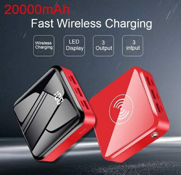 Power Bank mini 20000Mah mobile charging for 3 devices simultaneously