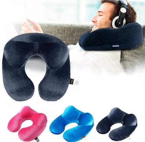 Neck pillow - perfect for travel by plane, bus, train, car, tuck or RV