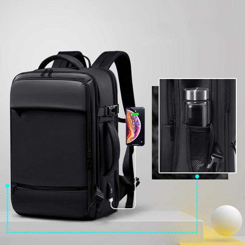 Backpack for computer - Large Black, Perfect for Business Travel - The Sun Seekers Store