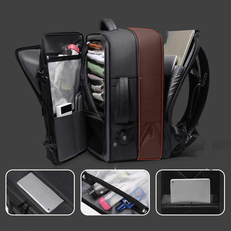 Backpack for computer - Large Black, Perfect for Business Travel - The Sun Seekers Store