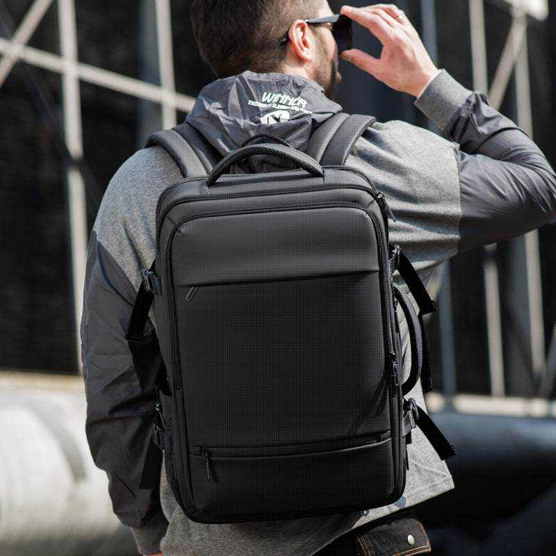 Backpack for computer - Large Black, Perfect for Business Travel - The Sun Seekers Store