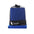 Zipsoft royal blue microfiber beach towel in mesh bag, size 90x180cm.