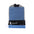 Zipsoft microfiber beach towel in travel bag, blue color, 90x180cm.