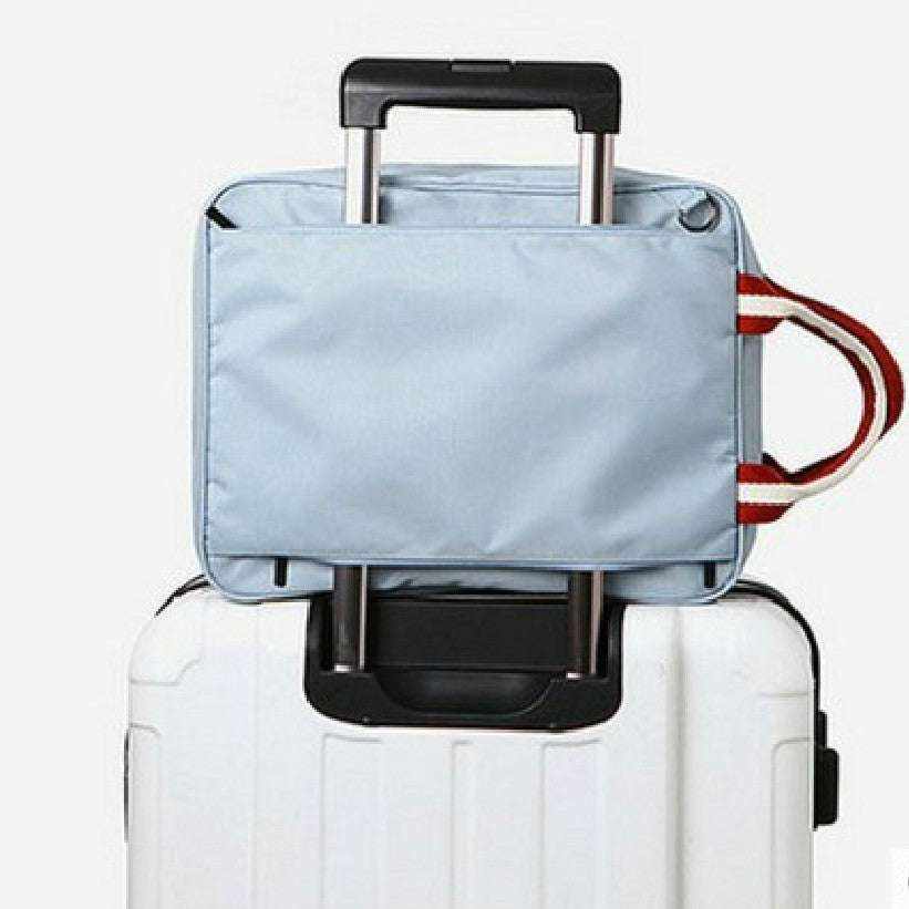 Carry on luggage with sleeve to fit over handle of rolling suitcase - The Sun Seekers Store