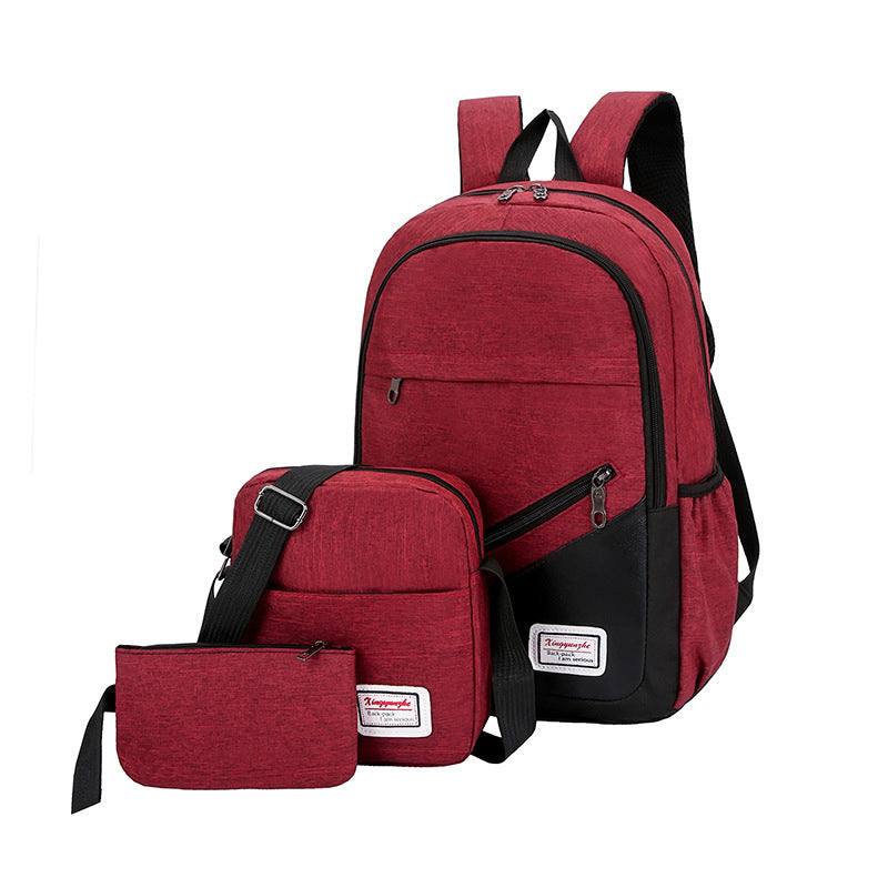 Backpack Set - Wine Red