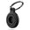 Silicone locator tracker keychain protective case in black.