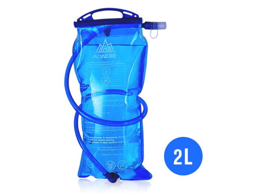 2L hydration bladder for running hydration vest.