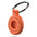 Orange silicone keychain protective case for locator tracker.