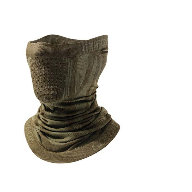 Ear Hanging Windproof Thermal Ski Mask in Desert Yellow for Men and Women