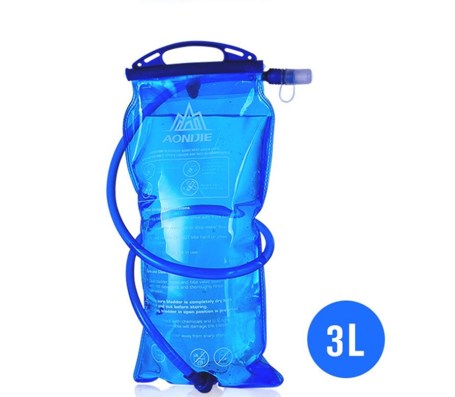 3L blue AONIJIE water bladder for running hydration vest