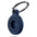 Silicone locator tracker keychain protective case in midnight blue.